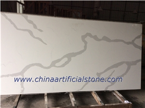 Calacatta White Eningeered Artificial Marble Stone Slabs