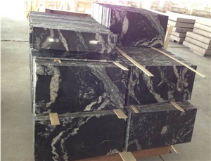 China Cosmos Black and White New Jet Mist Granite Tiles/Granite/Black Granite/White Granite/Granite Slabs