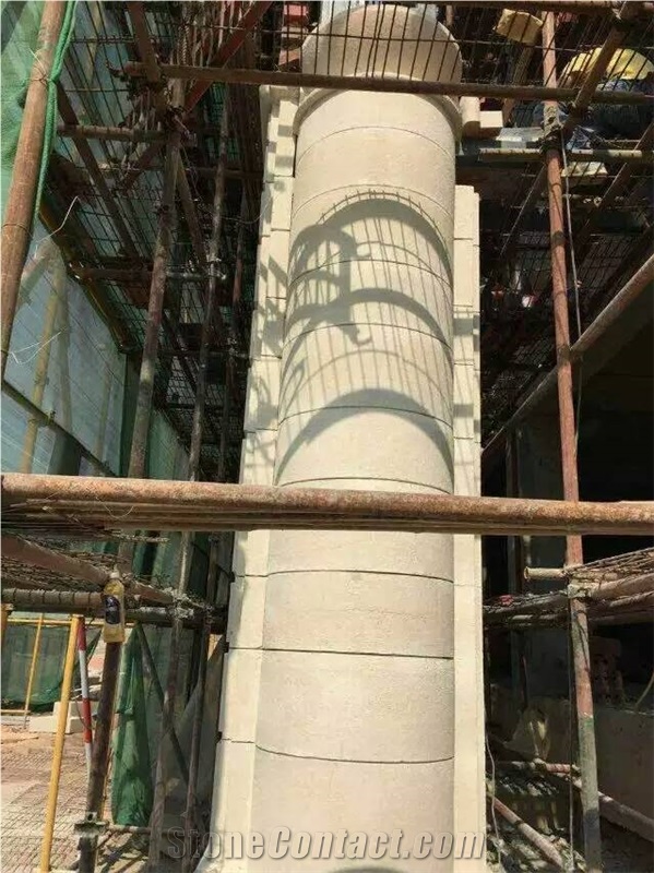 Chinese Beige Sandstone Column/Stone Column/Sandstone Column/Granite Column/Marble Column/Sandstone