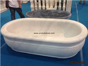 Guangxi White Marble Bath Tub