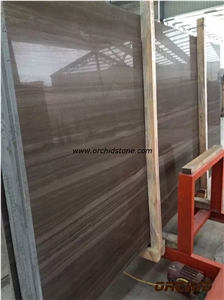 Polished Coffee Wood Marble Slabs & Tiles, China Brown Marble