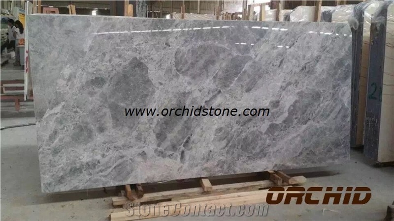 Silver Grey Marble Tiles & Slabs Polished