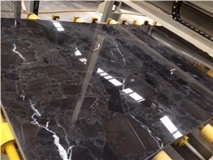 Nero Portoro Marble - Slabx20 Mm-Production, Portoro Antalya Marble, Black Marble Tiles & Slabs