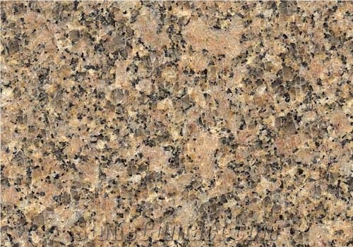 Tiles and Slabs - Granite, Giallo Fiorito Granite Brazil Tiles & Slabs
