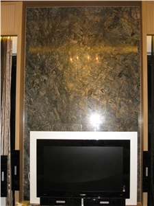 Fusion Quartzite Fireplace Design,Polished Brazil Quartzite Fireplace Cover