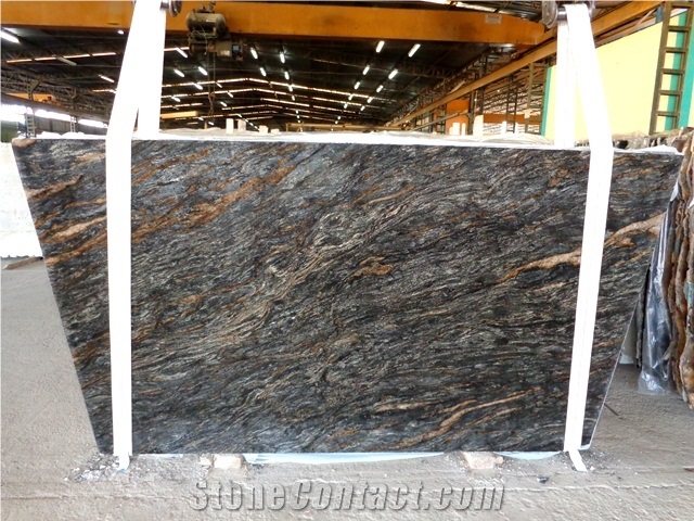 Kosmus Granite Slabs & Tiles,Brazil Black Granite for Stair,Black Granite Walling,Flooring