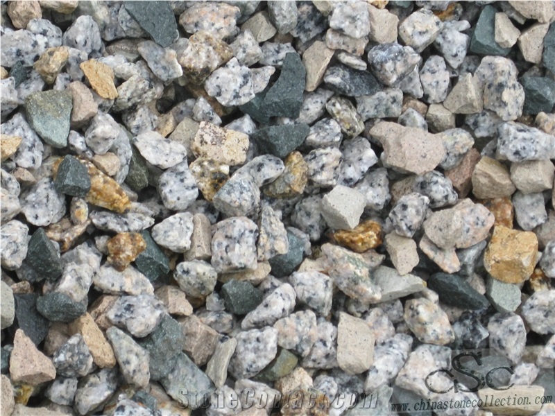Aggregates Gravel Crushed Stone, Grey Granite Aggregates