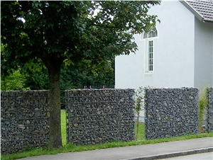 Black Basalt for Gabion Garden Wall