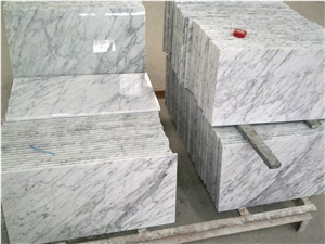 Bianco Carrara Venato Italy White Marble Machine Cutting Tiles,Polishing Slabs for Interior Walling Panel,Floor Covering Hotel Lobby