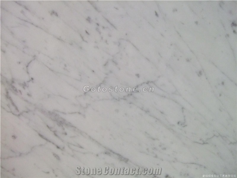 Bianco Carrara Venato Italy White Marble Machine Cutting Tiles,Polishing Slabs for Interior Walling Panel,Floor Covering Hotel Lobby