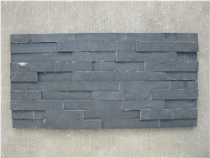 Black Slate Wall Panel & Cultured Stone Slabs & Tiles