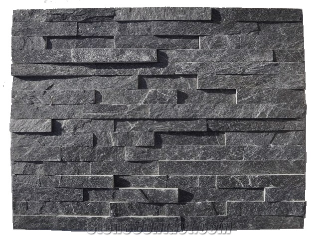 Culture Stone Slate,Black Slate Wall Panel,Hebei Black Slate Cultured Stone Panel,Culture Stone Corner,Natural Culture Stone