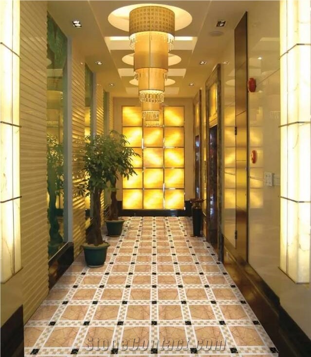 Yellow Marble Floor Tiles Price, Yellow Color Marble for Decoration