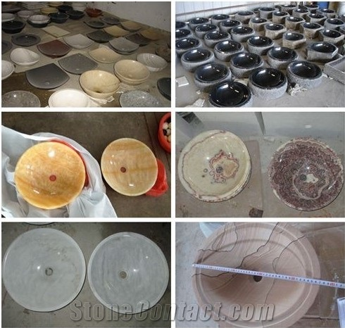 Best China Emperador Dark Marble Wash Basin & Sink for Outdoor Indoor