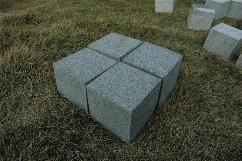 Chinese Cheap G654 Padang Dark Grey/Sesame Black Surface Flamed,Others Sawn Cut Cube Stone/Cobblestone/Paving for Patio,Driveway, Walkway, Pavers Outdoor Natural Stone Flooring, Quarry Owner Factory