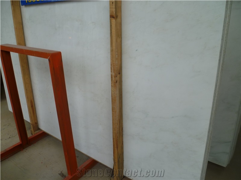 Chinese Oriental White Marble Slabs & Tiels, Polished Snow White Marble Slabs