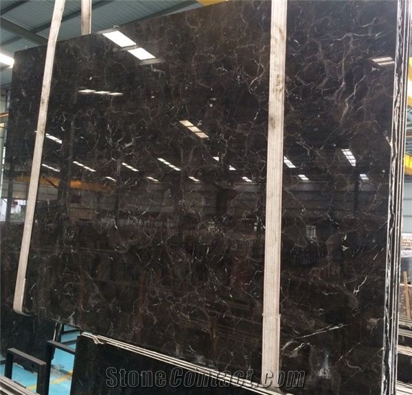 Chinese Popular Cheap Dark Emperador Marble Polished Slabs & Tiles ...