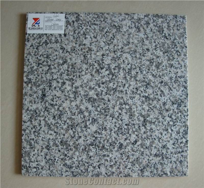 G623 Silver Grey Granite Slabs & Tiles, Cheap China Grey Granite