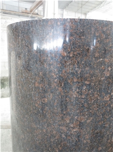Tan Brown Granite Column, Brown Stone Column ,Hollow Column, Stone Post