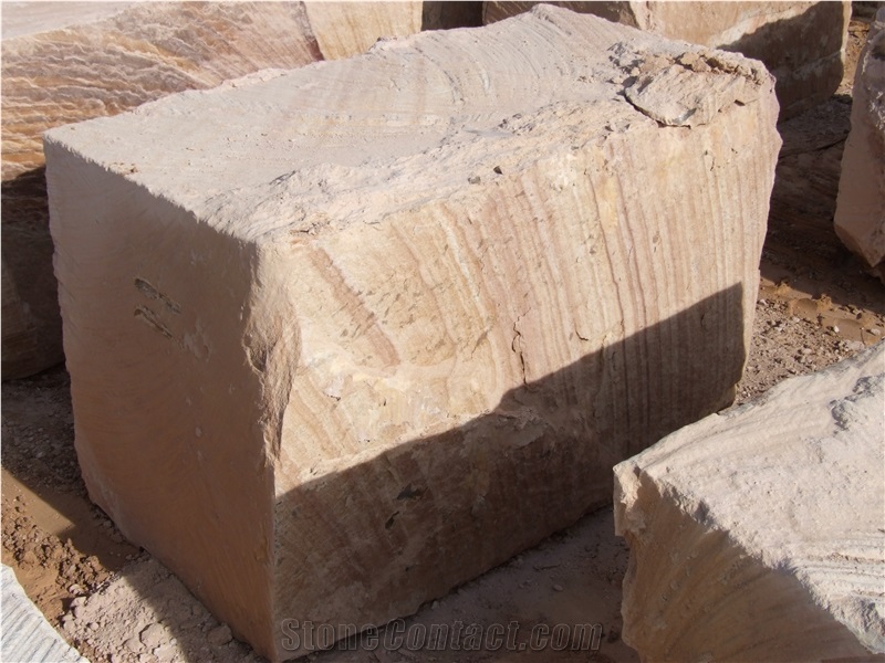 Aussie Sandstone - Banded Sandstone Blocks, Yellow Sandstone Blocks