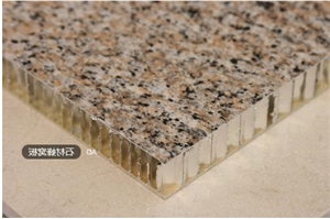 China Beige Manmade Stone Good Quality Hot Sale Honeycomb Backed Stone Panel Composite