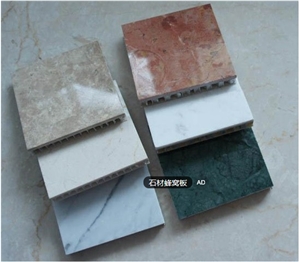 China Multicolor Manmade Stone Good Quality Hot Sale Honeycomb Backed Stone Panel Composite