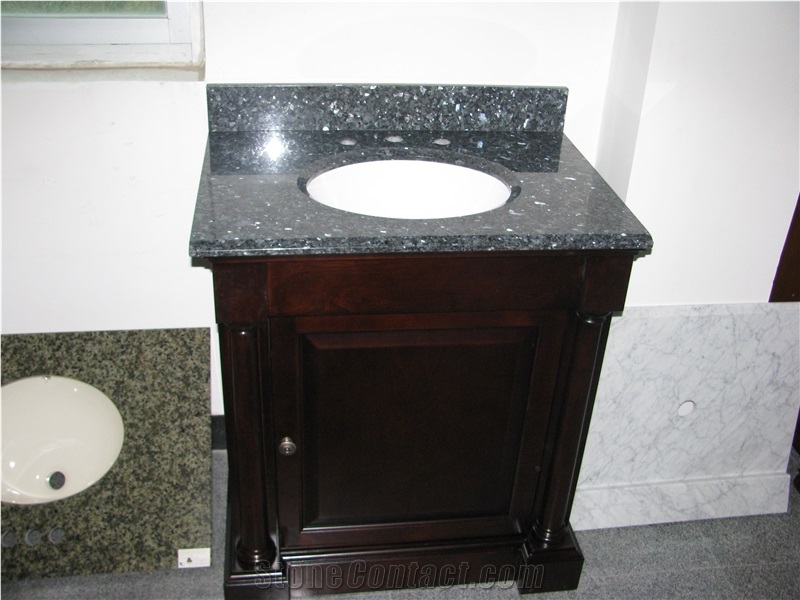 China Absolute Black Granite Kitchen Countertops