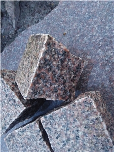 G354 China Red Granite Cube Stone, Paving Stone