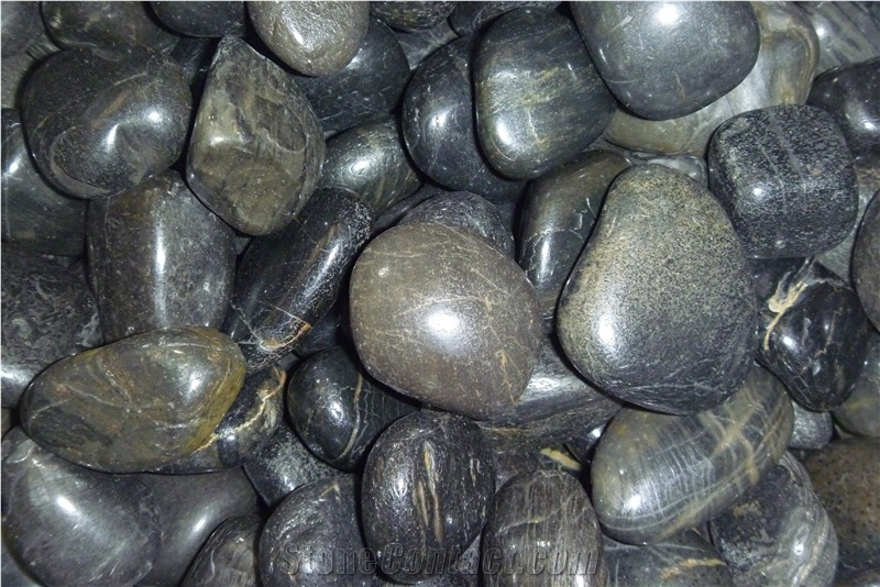 Natural Pebble for Flooring,Multicolor Polished Natural Pebble Stone,River Stone