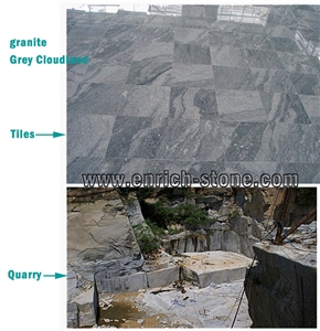 Grey Granite Grey Cloudland Bathroom Vanity Tops,Grey Granite Custom Vanity Tops