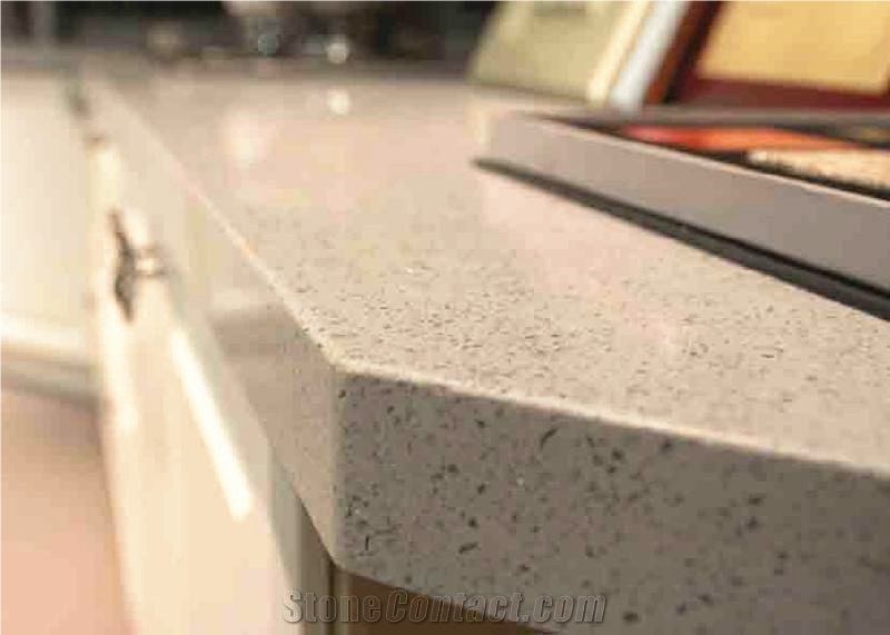 Artifical Polished Quartz Surfaces,Nonporous,Very Hard Surface Qualified for European Standards,More Durable Than Granite,Thickness 2/3cm with the Perfect Final Touch Of Various Edge Styles
