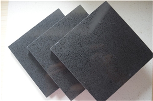 China Abosolute Black Constrution Engineering Corian Stone Slabs & Tiles for Public Buildings Like Hotel,Restaurants,Banks,Hospitals,Exhibition Halls Slab Size 3000*1400mm and 320*1600mm
