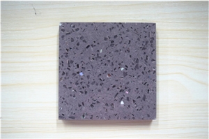 China Purple Quartz Stone Tiles & Slabs, Chemical and Stain Resistant Corian Stone Stellar Purple Polished Surfaces Custom Countertops 3cm Thick Available More Durable Than Granite