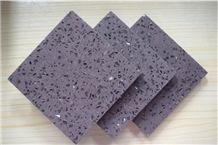 China Purple Quartz Stone Tiles & Slabs for Multifamily & Hotel for Cut to Size Project Like Counter Top,Tabletop,Floor and Wall Polished Quartz Surfaces Crystal Collection Galaxy Purple More Durable 