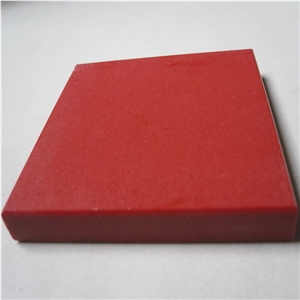 China Red Quartz Stone Tiles & Slabs and Panel with High Hardness and Low Water Absorption to Be Resistant to Acid and Alkali