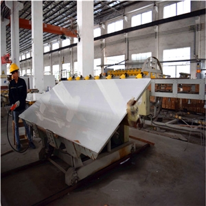 China White Artificial Quartz Stone Slabs, a New Friendly Surface Application Meterial More Durable Than Granite Directly from China Manufacturer at Cheap Pricing Thickness 2cm or 3cm