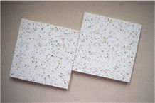 China White Engineered Quartz Slabs & Tiles, Solid Color for Custom Kitchen Counter Top Vanity Top Table Top Polishing Quartz Surface with Scratch Resistant and Stain Resistant More Durable Than Grani