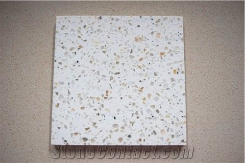 Constrution Engineering Corian Stone China White Quartz Stone Slabs & Tiles, Standard Sizes 126 *63 and 118 *55 Apply in Worktops Tabletop Countertop for Hotel,Restaurants,Banks,Hospitals,Exhibition H