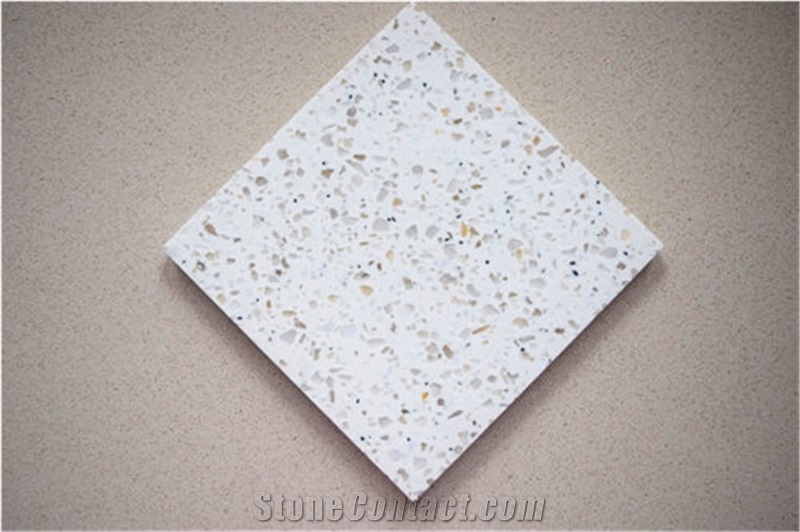 Cut to Size Quartz Shining Series for Multifamily/Hospitality Projects Mainly for Bathroom Vanity Top Kitchen Countertop Standard Slab Sizes 3000*1400mm and 3200*1600mm Available 2/3cm