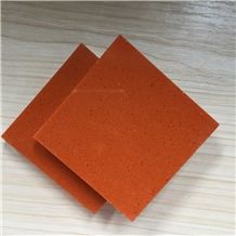 Engineered Quartz Stone for Kitchen and Bathroom Surfaces in Bright Orange Directly from China Manufacturer at Cheap Prices Standard Size 3000*1400mm and 3200*1600mm with Thickness 12/15/20/25/30mm