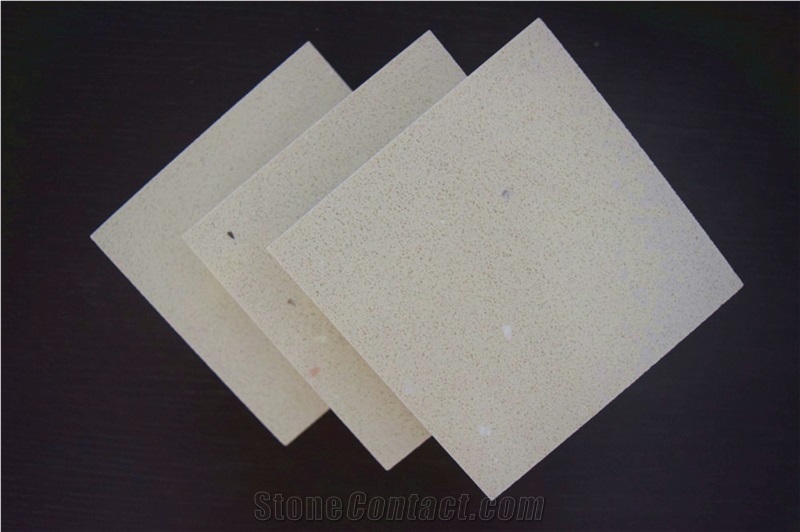 Engineered Quartz Stone Slab&Tile 1.5cm or 1.8cm Thick Solid Color Directly from China Manufacturer at Cheap Pricing More Durable Than Granite