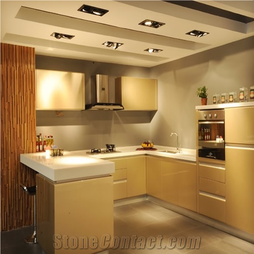 Engineered Stone Kitchen Countertops with Various Edge Fit for Kitchen Island Tops,Kitchen Bar Top,Kitchen Desk Tops,Bathroom Countertops,Bench Top
