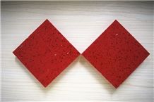 Export-oriented Wholesaler of Man-made Stone Crystal Red Resistant to Stains,Heat and Scratches,Qualified for European Standards,More Durable Than Granite,Thickness 2cm with the Perfect Final Touch