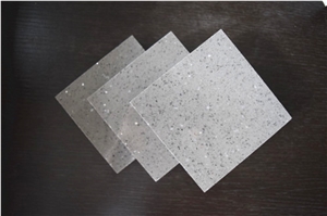 Galaxy Grey Man-Made Quartz Stone Slabs&Tiles Fit for Building&Flooring Especially for Reception Countertop,Work Tops,Reception Desk,Table Top Design,Office Tops