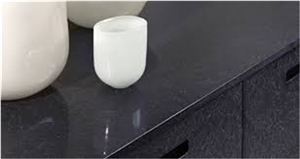 Professional and Experienced Wholesaler Of Quartz Stone Countertop with Bright Surface Black Color Directly from China Manufacturer at Cheap Pricing More Durable Than Granite