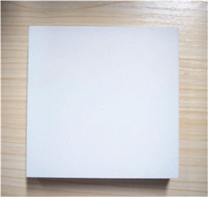 Pure White Artificial Quartz Stone Slab&Tile Of Low Water Absorption But Cheap Pricing Suitable for Worktop Table Top Projects More Durable Than Granite Thickness 2cm or 3cm