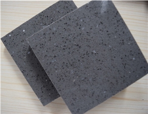 Safe and Stylish Cut to Size Quartz Stone Nano Grey Shining Series for Kitchen Counter Top,Thickness 2cm or 3cm with High Gloss and Hardness