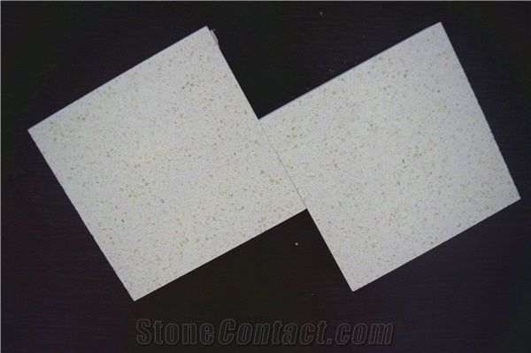 White Quartz Stone With Bright Surface For Prefab Countertops Your