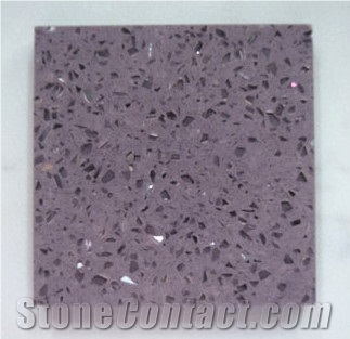 Wholesale China Man-Made Galaxy Purple Quartz Stone Slabs & Tiles Of Shining Series at Good Price Normally Produced Size 118*55 and 126*63 for Kitchen Counter Top Table Top More Durable Than Granite