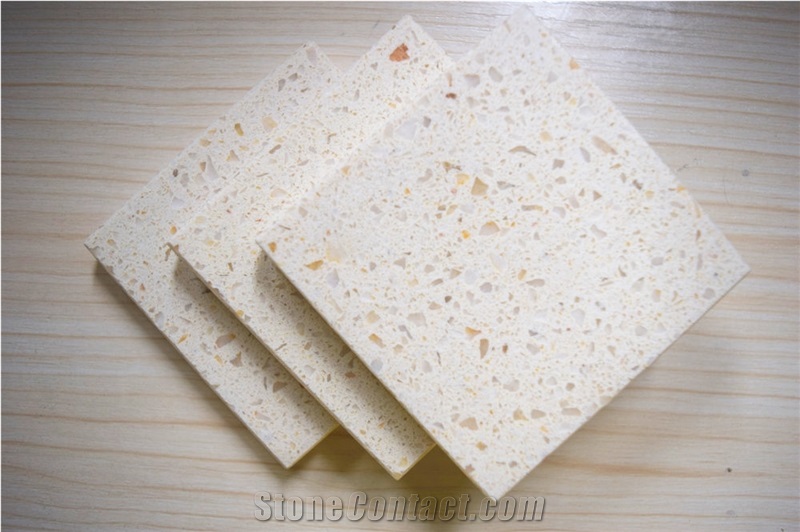 Wholesale Cut to Size Quartz Stone Solid Color Directly from China Manufacturer at Cheap Pricing More Durable Than Granite Thickness 2cm or 3cm